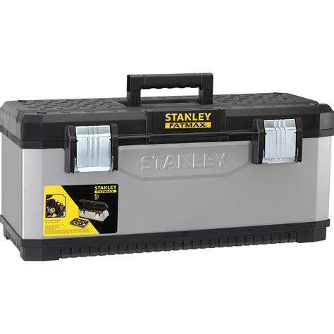 Stanley Fatmax Galvanised Toolbox Stanley Tool Boxes Suitcases