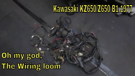 kawasaki kzz     god  wiring loom part  youtube