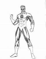 Lantern Green Coloring Pages Printable Super Superheroes Lanterne Printablefreecoloring Kids Imprimer Comic Drawing Coloriages Good Invisible Woman Man Drawings sketch template