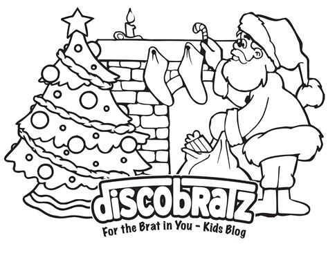discobratz releases holiday themed coloring page featuring  man  red