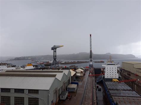 greenest navy ship hms tamar docks  falmouth  boost ties  cornish business cornwall