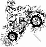 Wheeler Coloring Four Atv Pages Drawing Clipart Quad Wheelers Printable Clip Colouring Sketch Sheets Silhouette Outlander Bike Color Boys Drawings sketch template