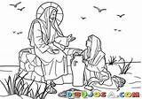 Woman Well Jesus Coloring Samaritan Pages Water Living Bible John Clipart Printable Spiritual Samaritana Para La Mujer Colorear Color Pozo sketch template
