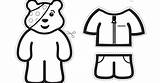 Pudsey Bear Bears sketch template