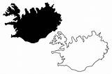 Iceland Map Vector Stock Detailed Color Illustration Depositphotos sketch template