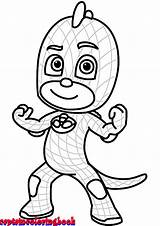 Pj Masks Coloring Mask Pages Disney Gecko Colorir Colouring Color Drawing Sheets Captaincoloringbook Paw Patrol Printable Boys Kids Cat Para sketch template