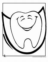 Tooth Coloring Pages Dental Teeth Printable Clipart Color Cliparts Kids Dentist Happy Brushing Face Health Pattern Gif Clip Dentes Patient sketch template