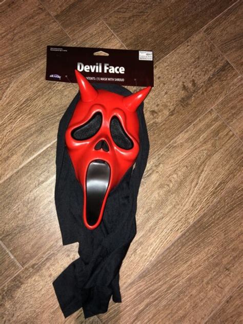 ghostface smiley spoof mask scary  scream mask ebay
