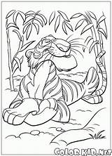 Tigre Shere Selva Colorkid sketch template