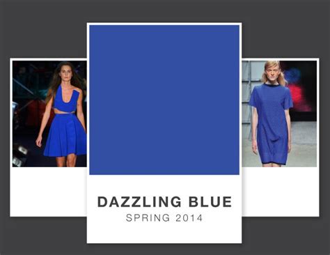 Dazzling Blue The Pantone Color For Spring 2014 On The Runways