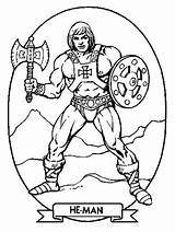 Coloring Pages Man He Colouring Heman Color Universe Printable Masters Print Books Cartoons 80s Book Cartoon Kids Vintage Coloriage Choose sketch template