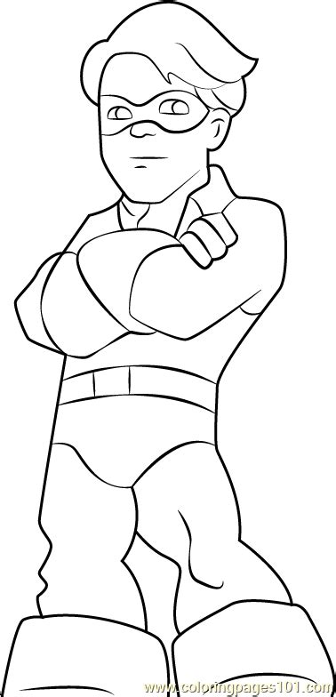 bucky coloring page   super hero squad show coloring pages