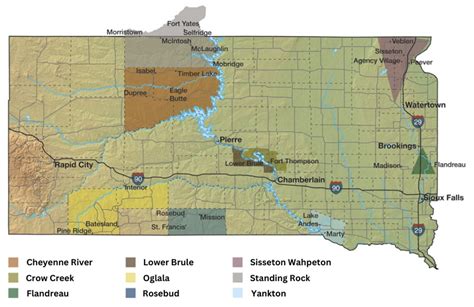Nine Tribes South Dakota Department Of Tribal Relations