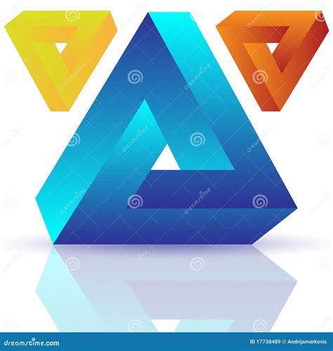 impossible objects stock vector illustration  symbol