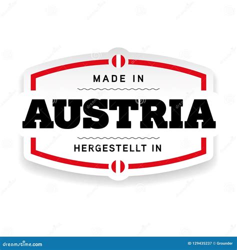 austria label stock vector illustration  sign