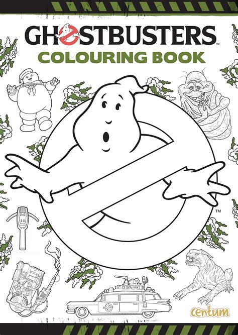 ghostbusters coloring book   file    svg cut