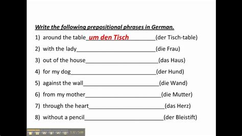 practice  prepositional phrases  german wwwgermanforspalding