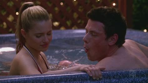 Glee Images 1x04 Finnandquinn Hot Tub Hd Wallpaper And