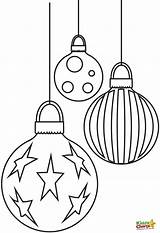 Christmas Coloring Pages Baubles Kiddycharts Printable Adults Kids Sheets Kerst Printables Colouring Color Bauble Outline Ornament Kleurplaten Window Templates Holiday sketch template
