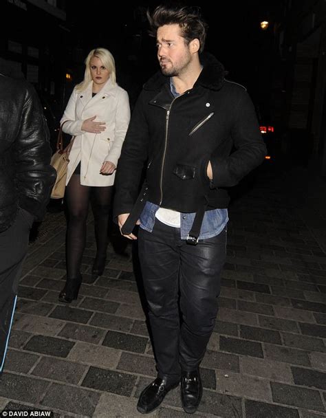 spencer matthews looks a little sheepish as he leaves club with mystery