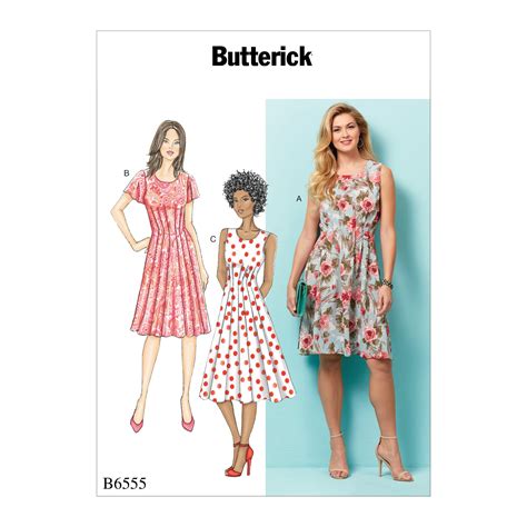 Butterick 6555 Misses Dress Dress Sewing Patterns Summer Dress