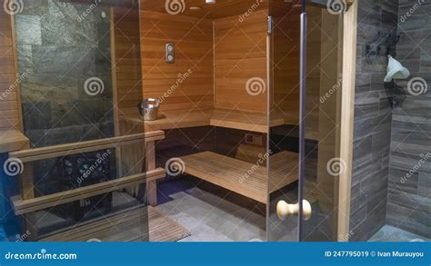 traditional finnish sauna   wood empty interior  wooden spa