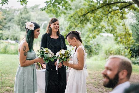 Lesbian Couple Getting Married By Vegterfoto