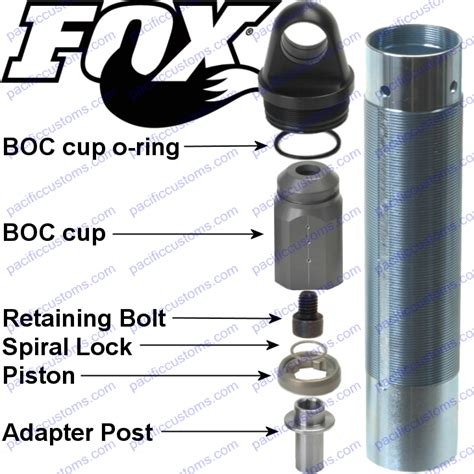 fox  shock boc bottom  control cup allen bolt threads   bottom     body cap