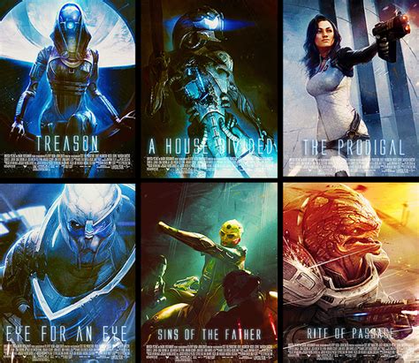 Mass Effect 2 S Epic Characters Get Their Own Iconic Posters Gallery