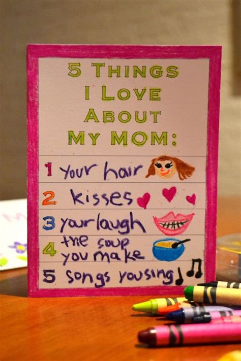 easy handmade mothers day cards  kids