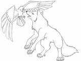 Wolf Anime Coloring Pages Wings Eagle Drawing Spirit Wolves Drawings Twilight Outline Dragon Fighting Pack Draw Winged Color Getdrawings Printable sketch template