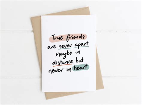 friendship card  friend card friendship quote etsy