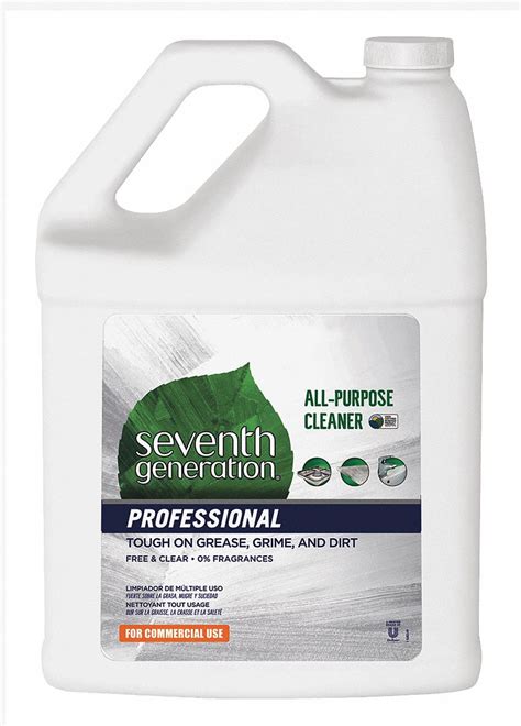seventh generation professional  purpose cleaner jug  gal container size ready