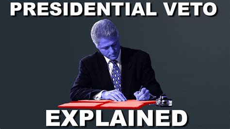 presidential veto power explained youtube