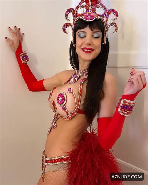andrea rincon flaunts her stunning breasts wearing a sexy carnival