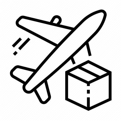 air cargo plane shipping icon   iconfinder