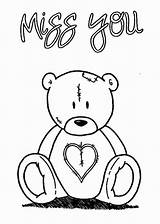 Miss Coloring Pages Thinking Will Drawing Message Boyfriend Printable Teddy Color Getdrawings Getcolorings Batch Print Colorings sketch template