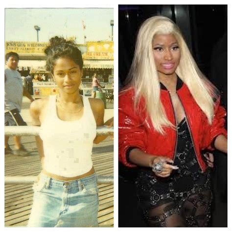 woah nicki minaj before and after she used to be gorgeous why d