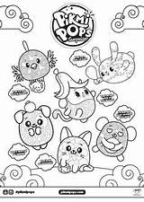 Coloring Pages Pops Moj Printable Pikmi Pop Sheets Color Toy Book Squishies Books sketch template