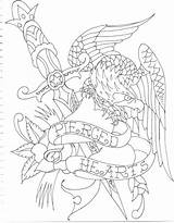 Coloring Tattoo Pages Rose Tattoos Getcolorings Pag Color Deleted sketch template