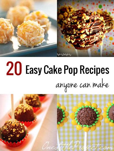 cake pop recipes
