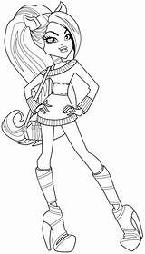 Clawdeen Monster High Coloring Pages Wolf Getcolorings Color Printable sketch template