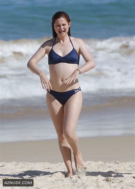 Bonnie Wright Sexy Actress Wearing Bikini On The Beach In Sydney Aznude