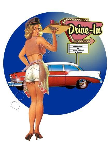cars diners and girls on pinterest