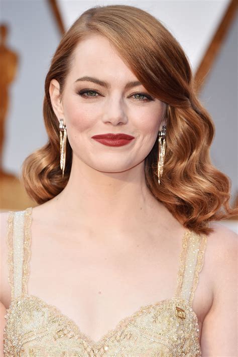 The Best Beauty Looks From The 2017 Oscars Emma Stone