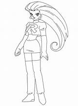Coloring Pokemon Rocket Team Pages Jessie Popular sketch template