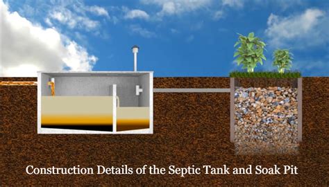 construction details   septic tank  soak pit civilengi
