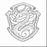 Slytherin Potter Harry Coloring Crest Hogwarts Pages Houses Gryffindor Lego House Drawing Colour Quidditch Hedwig Castle Dragon Voldemort Print Ravenclaw sketch template