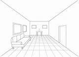 Perspektif Ruangan Titik Coreldraw Sederhana Membuat sketch template