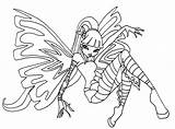 Winx Coloring Club Pages Musa Getdrawings sketch template
